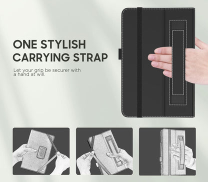 Case Fits All-New Amazon Kindle Fire HD 10 & 10 plus Tablet (13Th/11Th Generation, 2023/2021 Release) 10.1" - Slim Folding Stand Cover with Auto Wake/Sleep, Black