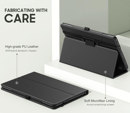 Case Fits All-New Amazon Kindle Fire HD 10 & 10 plus Tablet (13Th/11Th Generation, 2023/2021 Release) 10.1" - Slim Folding Stand Cover with Auto Wake/Sleep, Black