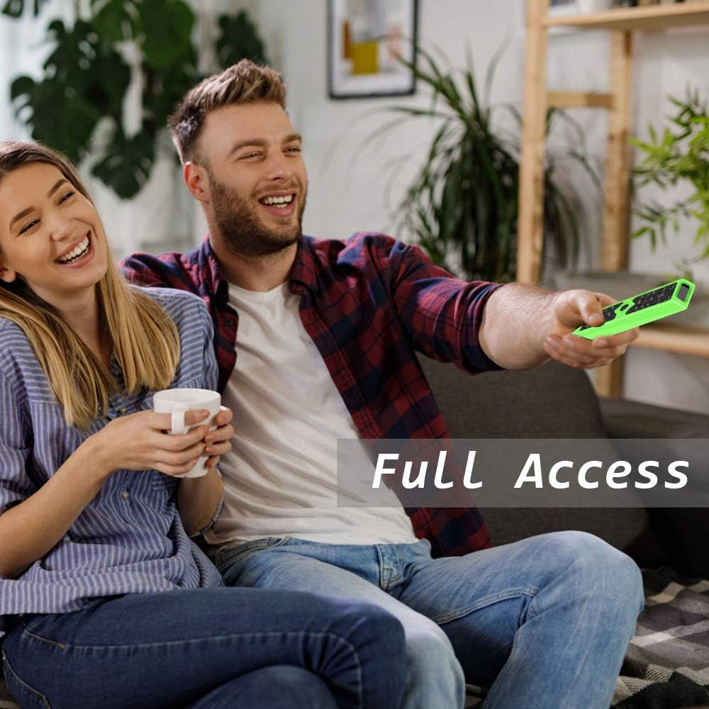 Remote Case Covers Holder for Xfinity Remote Control,Silicone Protective Case Skin for Xfinity Comcast XR15 Voice Control Remote,[Thicken Layer] Shock-Absorption Bumper Remote Back Covers-Glowgreen